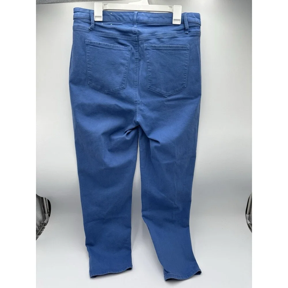 Talbots Jegging Curvy 14W Blue Stretch Skinny Ankle Jeans Plus Size 28.5 Inseam